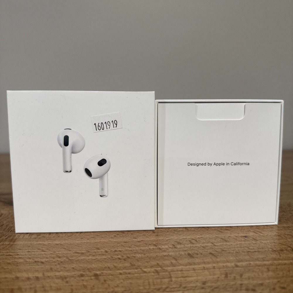 Apple AirPods 3rd Generation *BOX ONLY* For Replacement Or Storage White No Pods